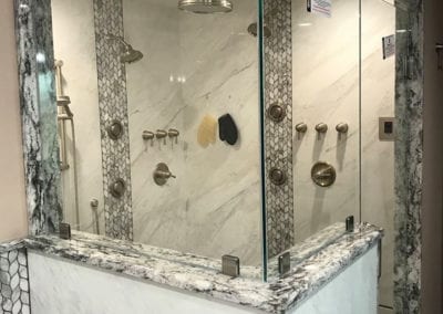 Shower glass cubical