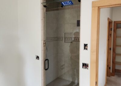 New shower enclosure