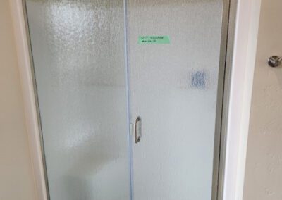 Rain Glass Shower Door