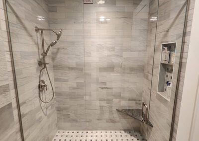 Beautiful new custom shower