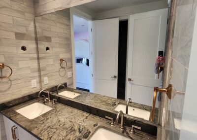 Beautiful new bathroom mirror