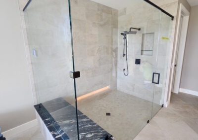 Custom shower installation